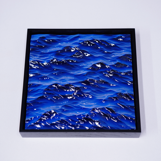 The Ocean’s Breath - 3D Sea Sculpture 7.87"  x 7.87"