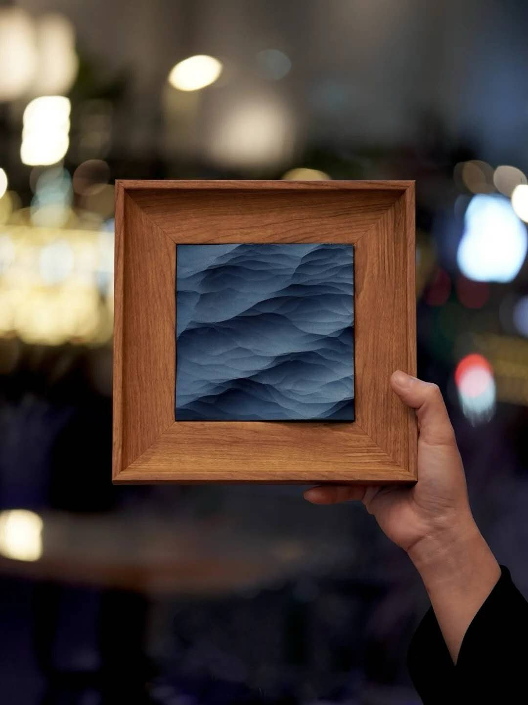 3D Ocean Waves Art - Wall Decor